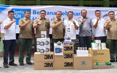 PGN Bantu Korban Kabut Asap Karhutla Riau