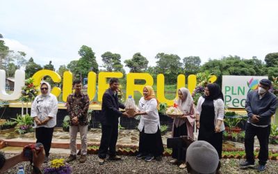 PT PLN (PERSERO) UID JABAR LAUNCHING BANTUAN PROGRAM PENGEMBANGAN DESA WISATA DAN UKM SITU CIJERUK