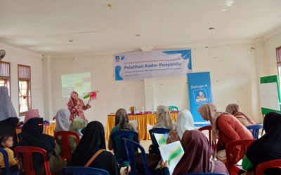 CONCERN IN THE HEALTH FIELD, ACC HELD TRAINING FOR POSYANDU CADRE AND PMT DISTRIBUTION IN PEKANBARU
