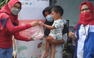 PERTAMINA MOR III AND FILANTRA GIVE PMT FOR 155 TODDLERS