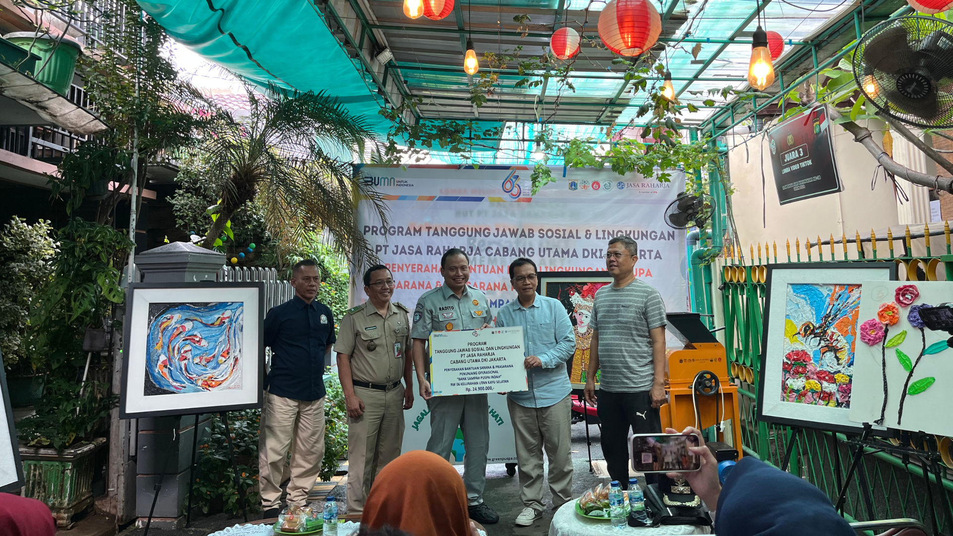 Hijaukan Lingkungan Melalui Inisiatif Nyata Bank Sampah Puspa Indah