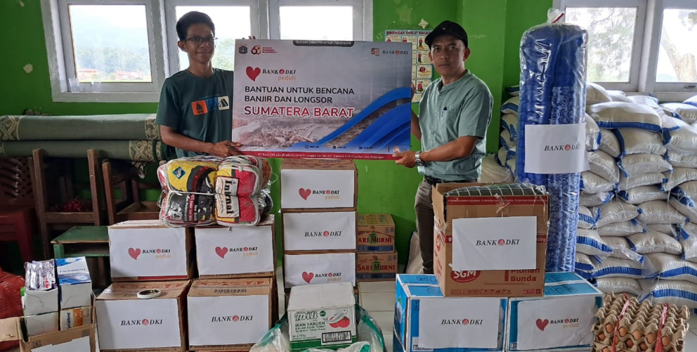 Bank DKI Agam Flood Logistics Assistance Program