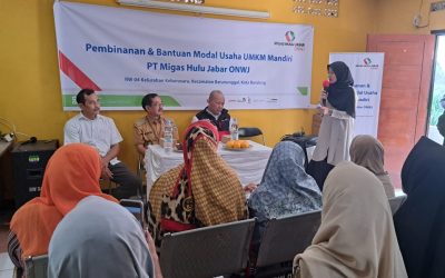 PT MIGAS HULU JABAR ONWJ LAUNCHING PROGRAM PEMBINAAN & BANTUAN MODAL USAHA UMKM MANDIRI