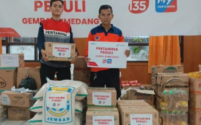PT Pertamina Salurkan Paket Sembako dan Perlengkapan Bayi Untuk Masyarakat Terdampak Gempa Sumedang