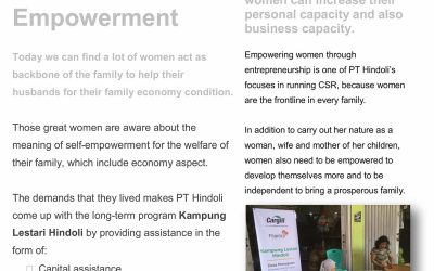 Kampung Lestari PT Hindoli – Cargill