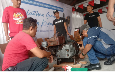 Meningkatkan Kapasitas Nelayan: Pelatihan Servis Mesin Kapal oleh PT Nusantara Regas