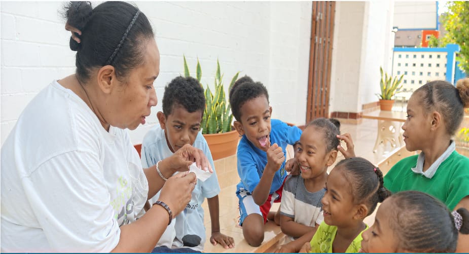 Creativity and Literacy House Program in Waupnor Village Creativity and Literacy House Program in Waupnor Village