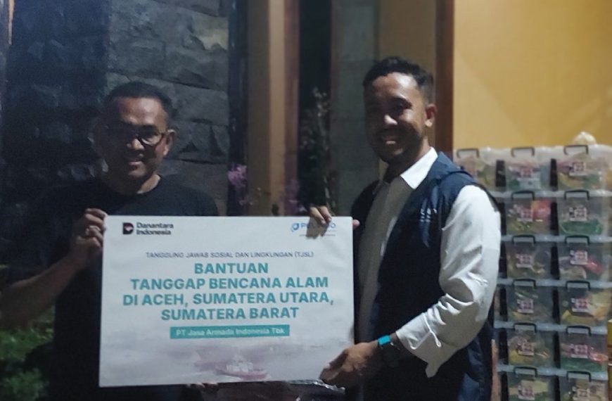 Support from PT Jasa Armada Indonesia Tbk (IPCM) Toward Response and Recovery Efforts for Disasters in Sumatra