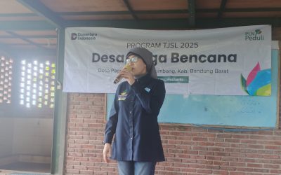 PLN Pusharlis Laksanakan Penguatan Kapasitas Masyarakat melalui Pembentukan Kelompok Siaga Bencana di Desa Pagerwangi