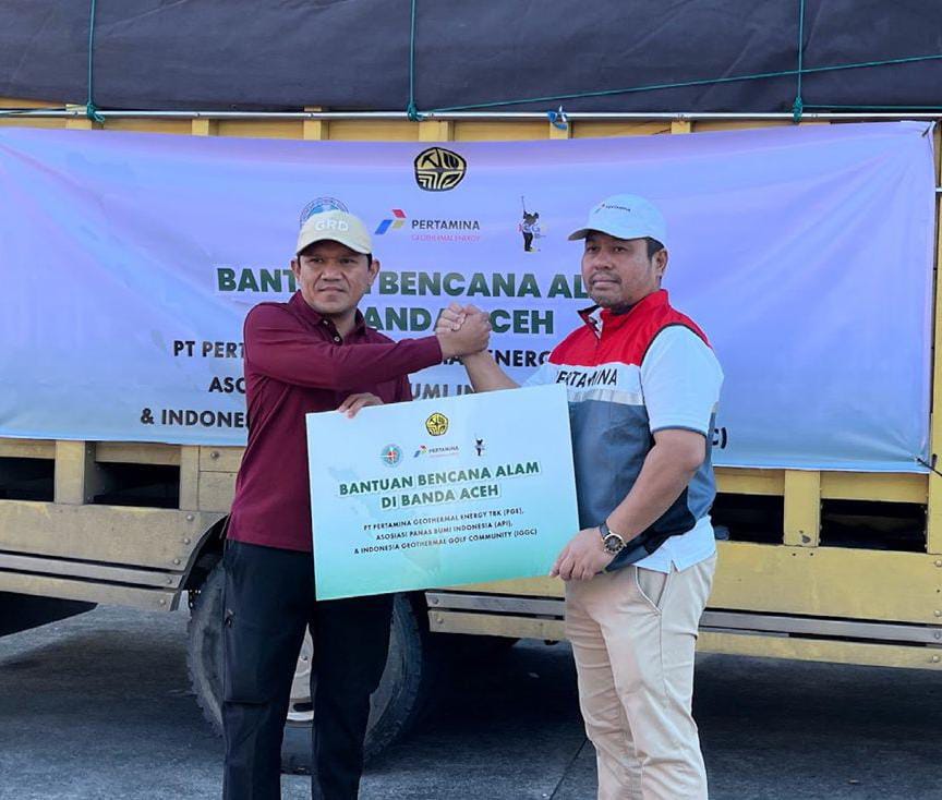 Penyaluran Bantuan Logistik Tanggap Darurat bagi Masyarakat Terdampak Banjir Aceh oleh PT Pertamina Geothermal Energy Tbk bersama Filantra