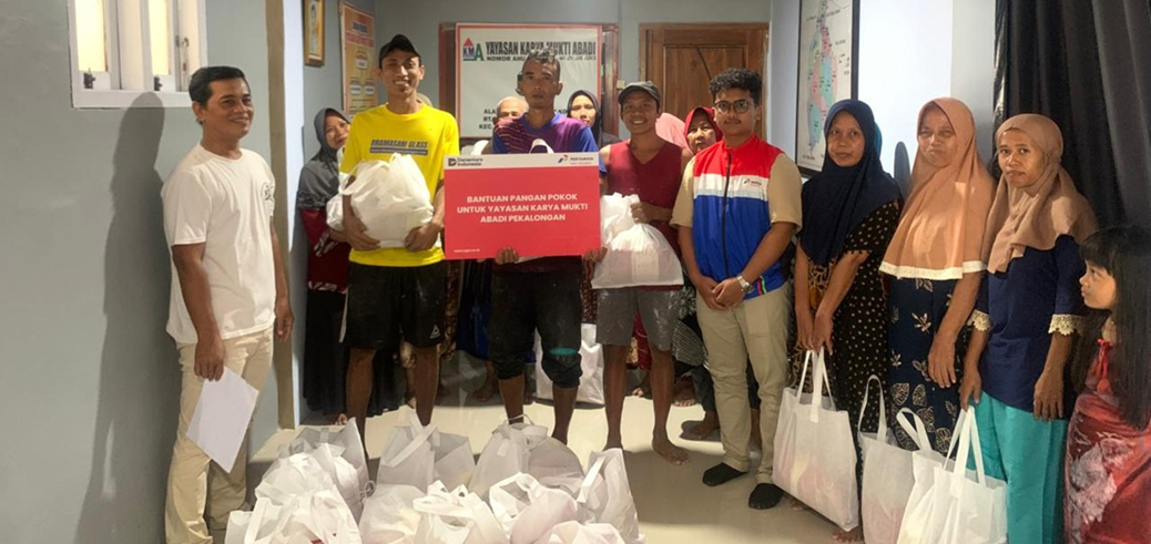 Through PT Perusahaan Gas Negara Tbk and Filantra Kindness Flows into Food and Hope