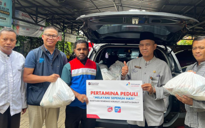 Membangun Resiliensi Sosial Bersama PT Perusahaan Gas Negara Tbk dan Filantra Melalui Penyaluran Sembako di Krukut Jakarta Barat