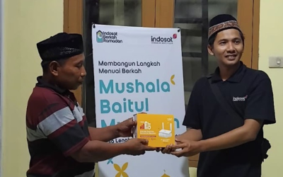 Kolaborasi Indosat Ooredoo Hutchison dan Filantra dalam  Membangun Kembali Kenyamanan Surau Baitul Muhtadin Pasca Bencana